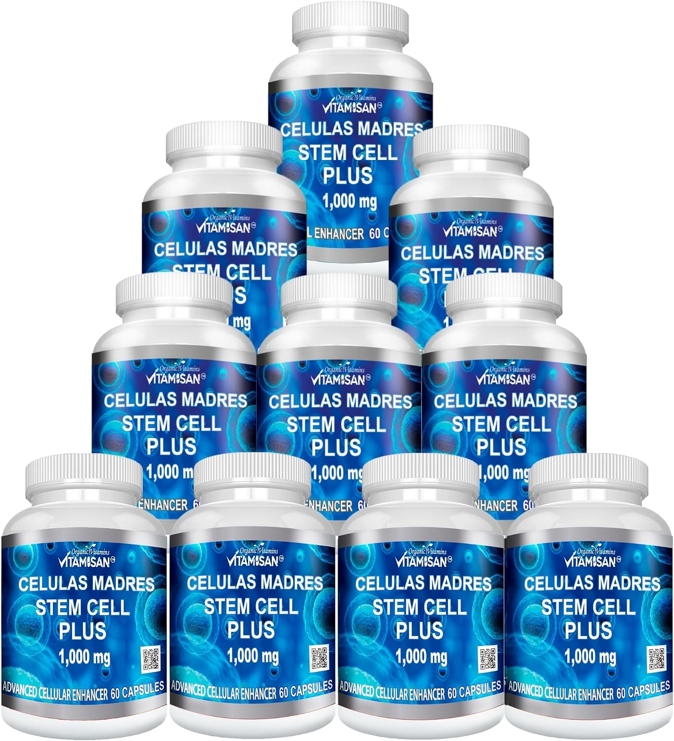 VITAMISAN Cápsulas Células Madres Stem Cell Plus - 10 Frascos