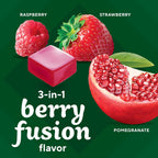 Vitafusion Soft Chews Daily Wellness Multi - Multivitamínico Masticable para Adultos, Envueltos Individualmente, Sabor Berry Fusion, 30 Chews (30 Días)