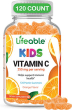 Doctors Orders Lifeable Kids Vitamin C Gummies para niños | 250 mg | Gominolas veganas de vitamina C | 120 gominolas