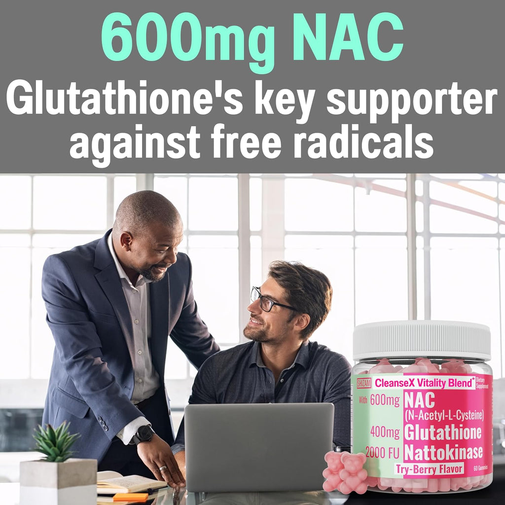 SHIZAM NAC, Nattokinasa y Glutatión Gominolas