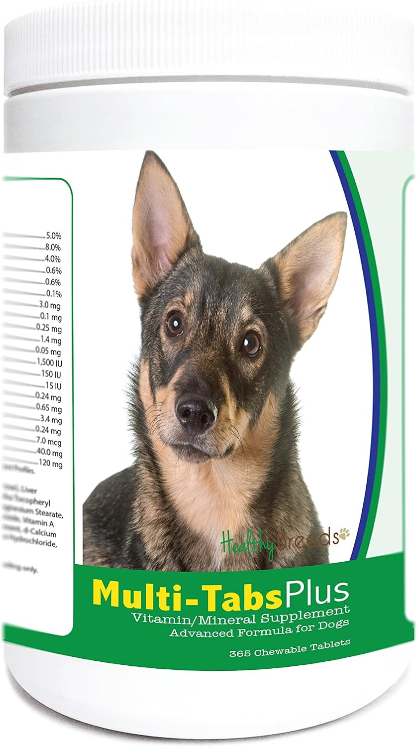 Healthy Breeds Multi-Tabs Plus Comprimidos Masticables para Perros, 365 Unidades
