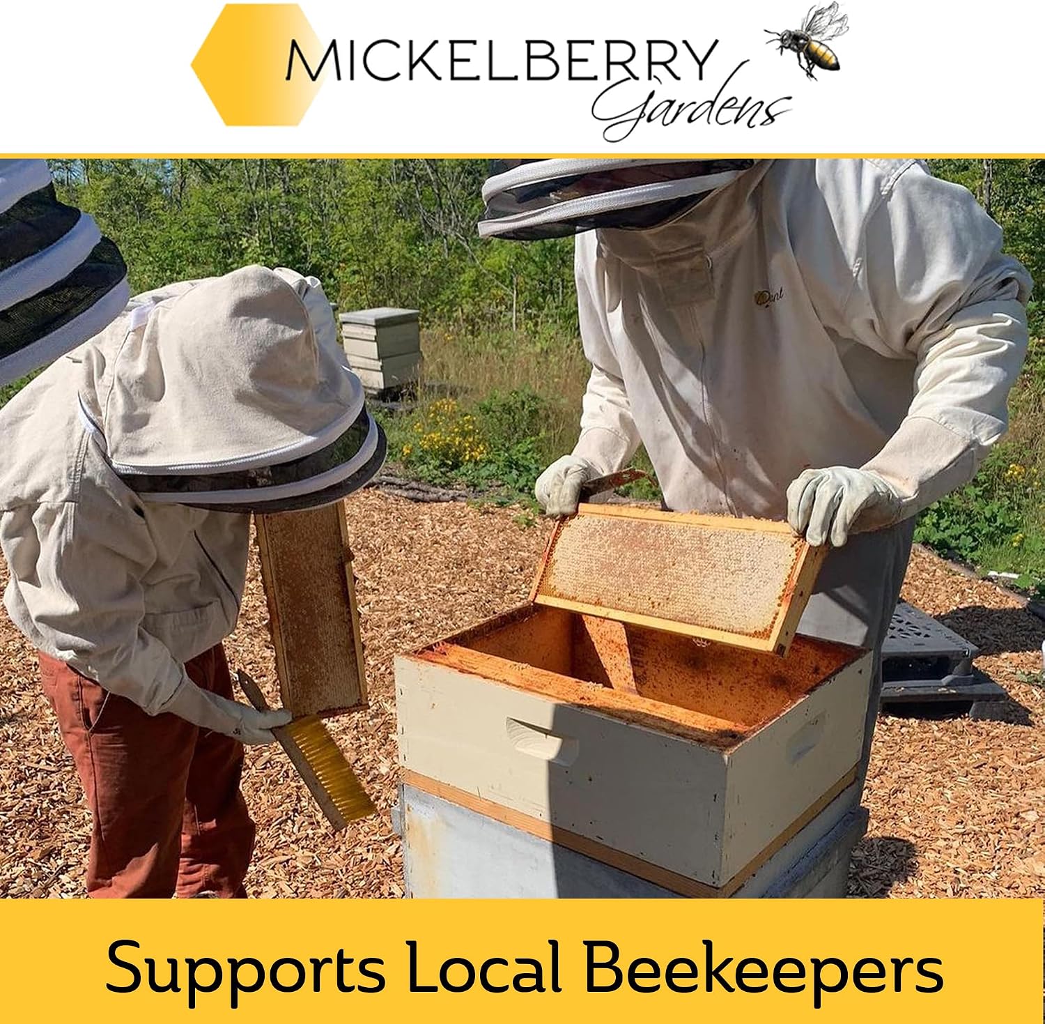 Gránulos de Polen de Abeja Mickelberry Gardens 170g Superalimento Crudo Rico en Proteínas