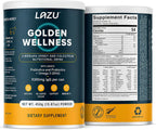 Lazu Golden Wellness Colostro Bovino con Miel de Manuka, Probióticos y Omega-3 - 450g