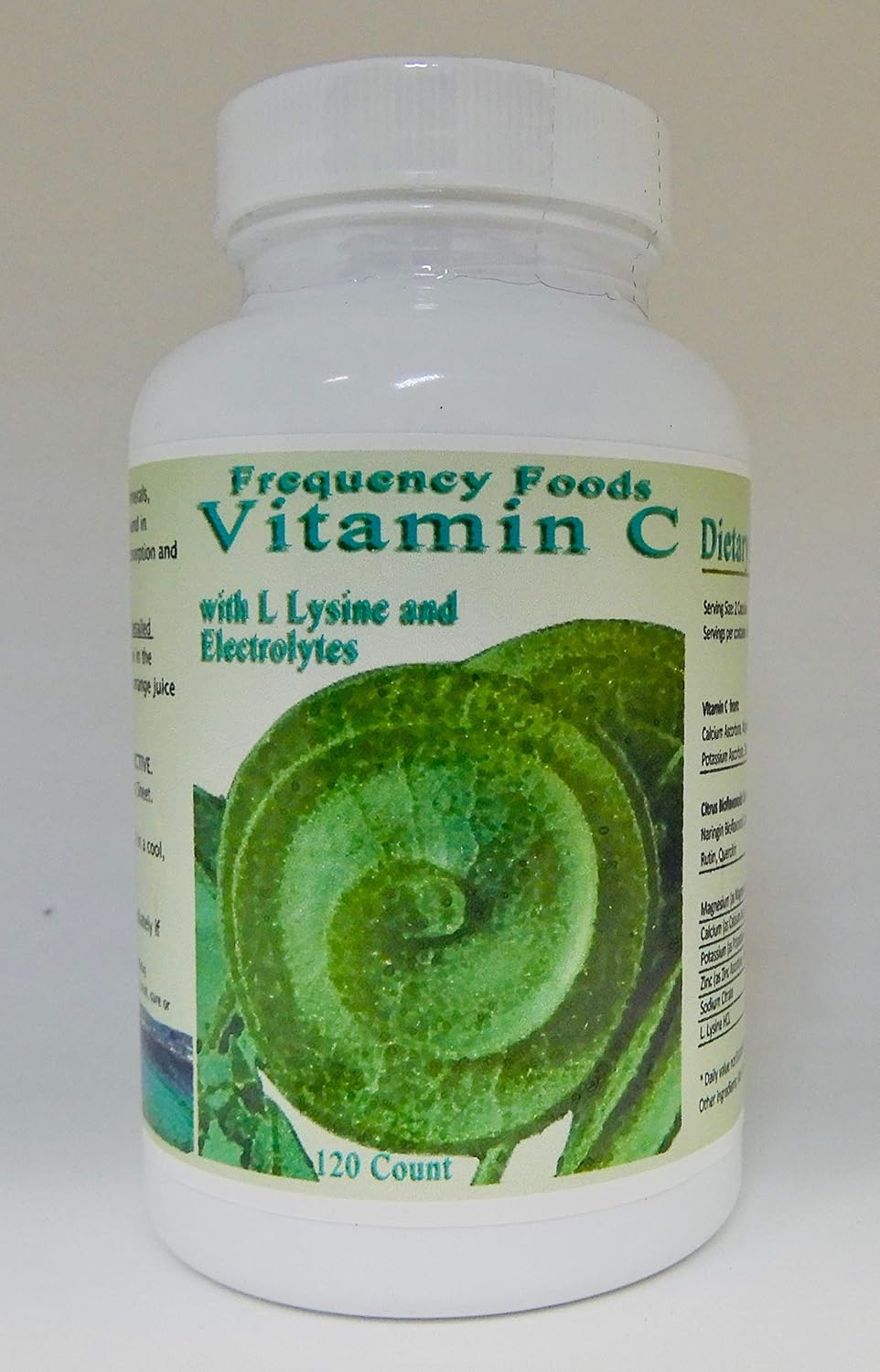 Cápsulas de Vitamina C, 120 unidades