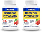 Enzymedica Berberine Phytosome - Suplemento de Berberina de Alta Absorción - 60 Cápsulas