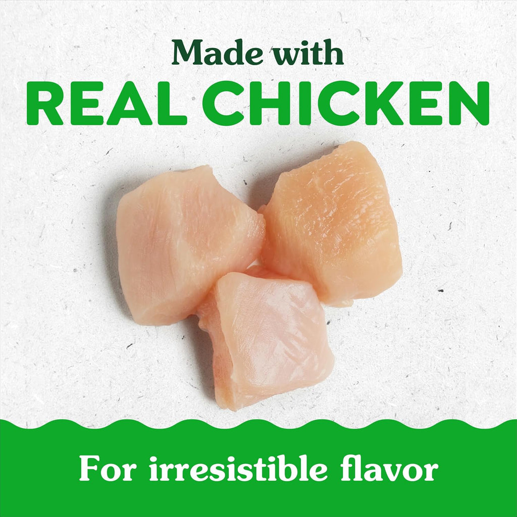 Greenies Suplemento para Perros Piel y Pelaje con Aceite de Pescado y Omega 3, Sabor a Pollo, Gomitas Blandas, Tarro de 417 g, 80 unidades