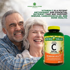 Vitamina C 500 mg, Sabor Fruta Tropical, 200 Comprimidos Masticables, Suplemento Alimenticio + Organizador de Pastillas de 7 Días Incluido (Pack de 2)