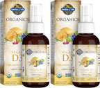 Garden of Life Vitamin D3 Mykind Spray de Vainilla Vegano Orgánico, 59 ml (2 fl oz)