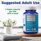 Vitamina K2 MK7 (MenaQ7) 100 mcg con Aceite de Coco - 120 Cápsulas Veganas