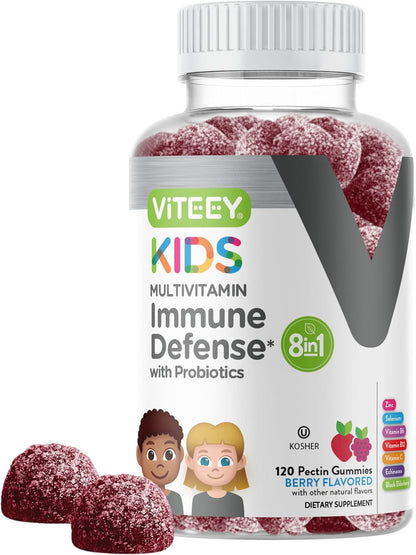 Viteey Gominolas Multivitamínicas para Niños con Probióticos - 60 Gominolas Sabor a Bayas – Image 10