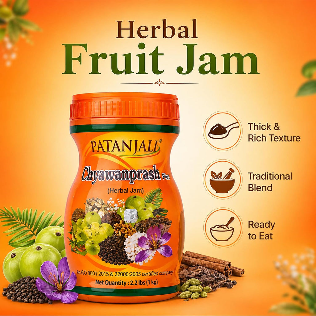 Patanjali Chyawanprash Mermelada Herbal Plus 1kg