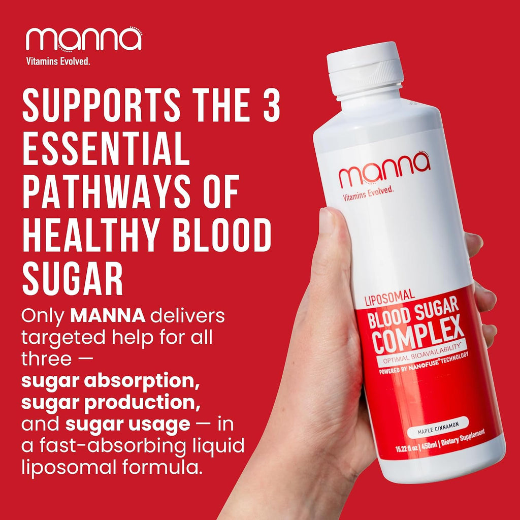 Manna Vitamins Evolved - Complejo Liposomal para el Azúcar en Sangre