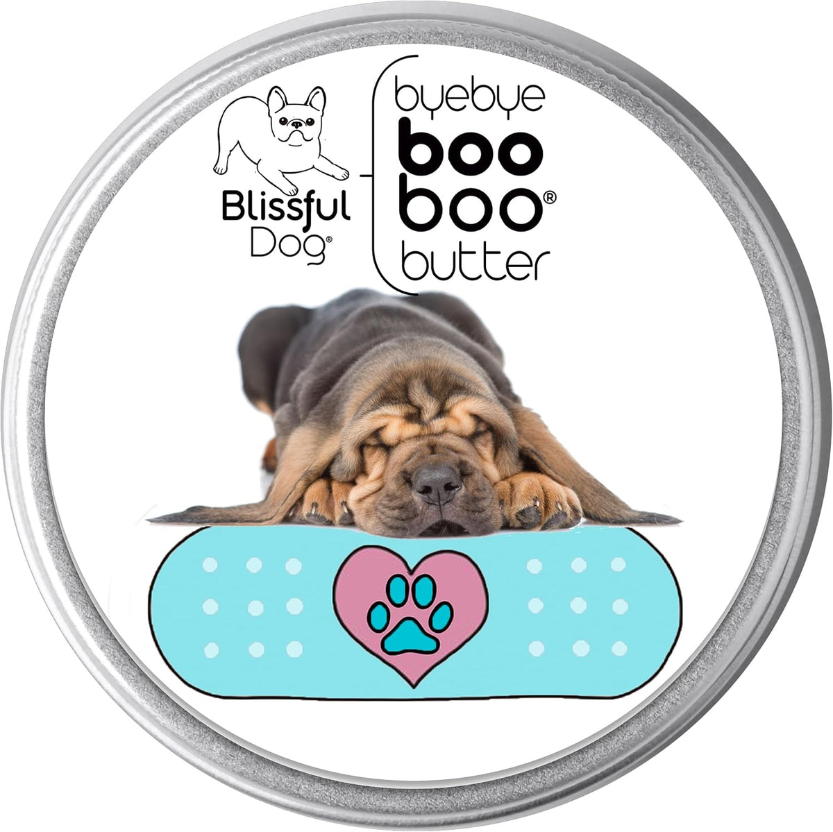 Bloodhound Booboo Butter de The Blissful Dog – Caléndula y manzanilla: conocidas por sus propiedades calmantes y – Image 1