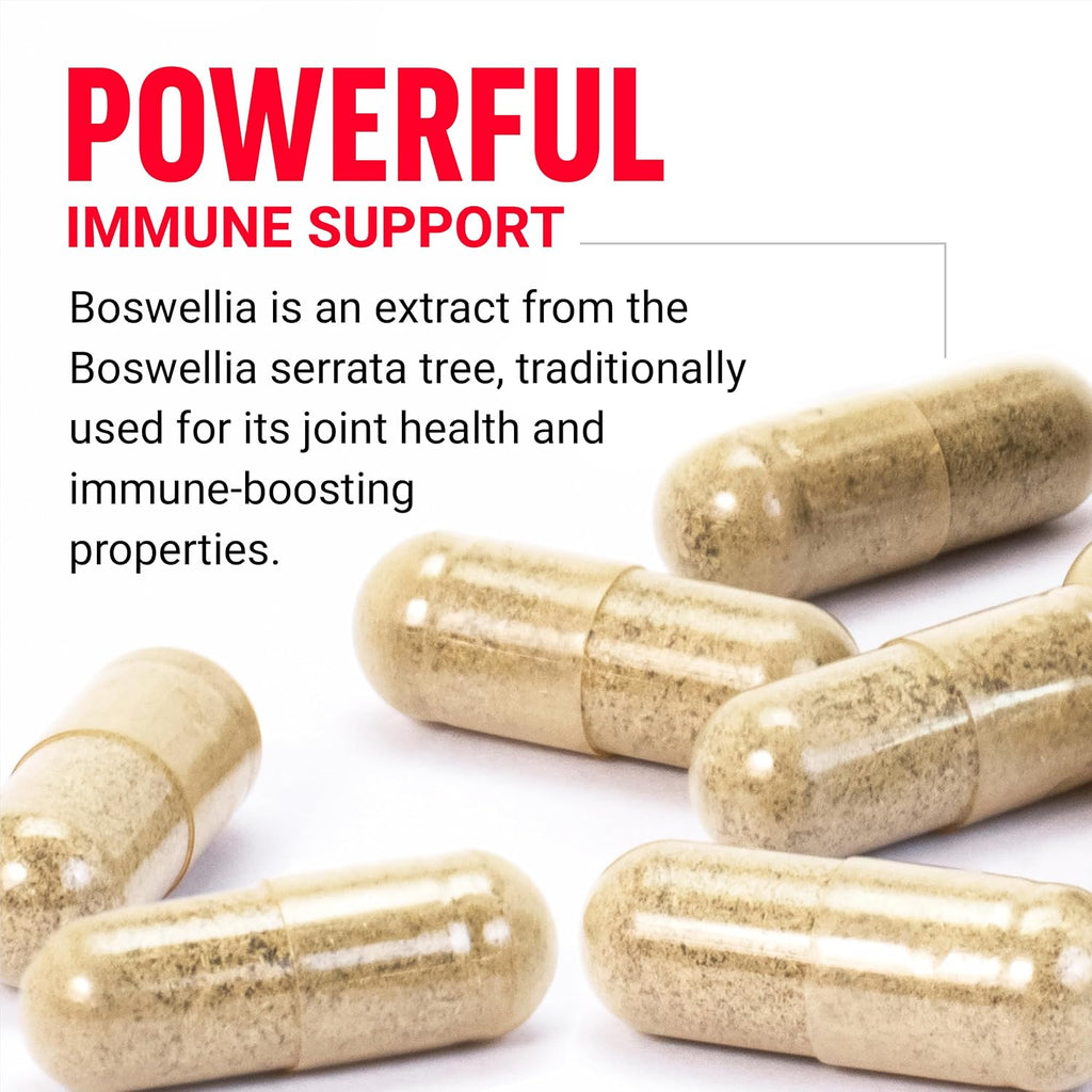 Force Factor Extracto de Boswellia Serrata - 120 Cápsulas - Apoyo Articular e Inmune