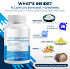 NURAFUSE Benfotiamina con Vitamina B6, B12, Ácido Alfa Lipoico, Cúrcuma - 150 Cápsulas