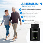 HUMANX Artemisinina 505 mg con Bioperina – Complemento alimenticio vegano
