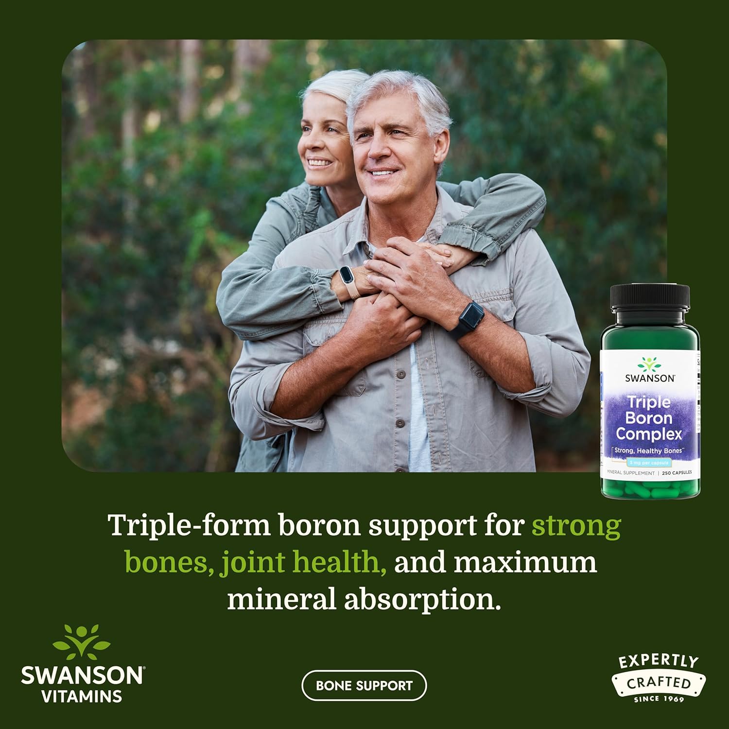 Swanson Triple Boron Complex - 250 Cápsulas