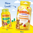 L'il Critters Kids Immune C - Vitamin C and Zinc Gummies for Kids - 190 Gummies - Assorted Fruit Flavor - Gluten-Free and Dairy-Free