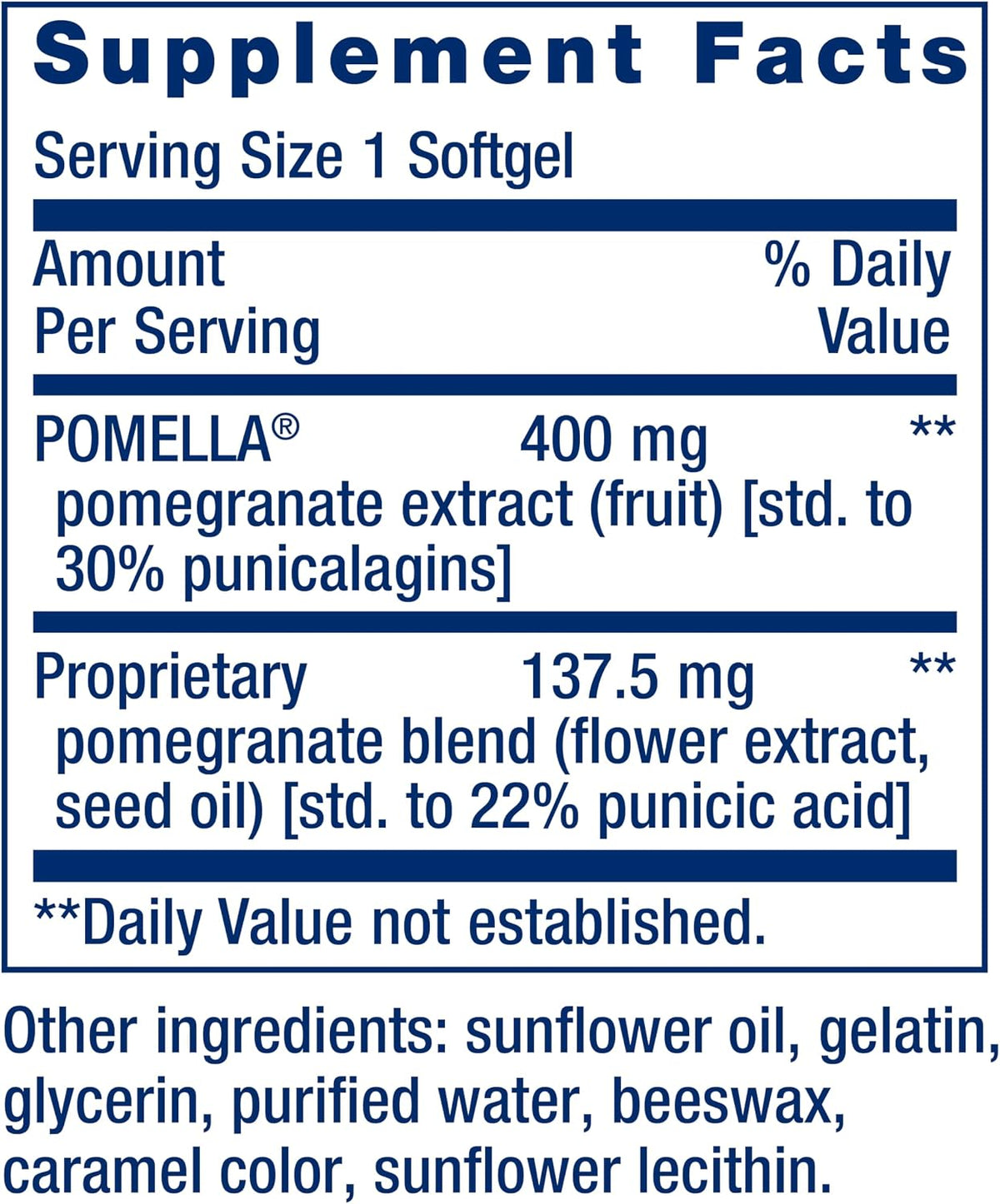 Life Extension Pomegranate Complete, 30 – Aceite de semilla: contiene ácido púnico, un ácido graso conjugado con – Image 3