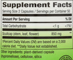 Nature's Way Escutelaria (Skullcap) - 850 mg por porción de 2 cápsulas - 100 cápsulas (50 porciones)