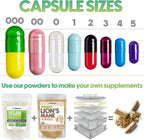 XPRS Nutra Cápsulas Vacías Tamaño 1 - 100 Unidades de Cápsulas de Gelatina - Cápsulas para Rellenar - Gelatina Bovina Pura (Rosa)