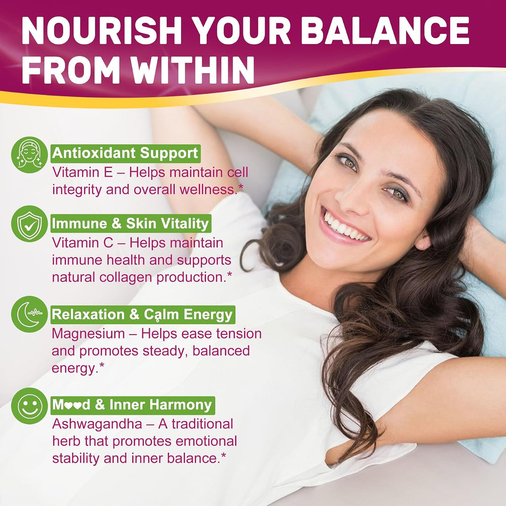 LILICARE Inositol Gummies para Mujeres - 2000mg Myo-Inositol + 50mg D-Chiro 40:1 con Chasteberry, Vitamina D3, Magnesio - Pack de 2 (120 Gominolas Veganas sin Azúcar)