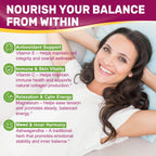 LILICARE Inositol Gummies para Mujeres - 2000mg Myo-Inositol + 50mg D-Chiro 40:1 con Chasteberry, Vitamina D3, Magnesio - Pack de 2 (120 Gominolas Veganas sin Azúcar)