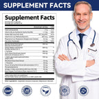 Suplemento Cerebral con Bacopa Monnieri, Lion's Mane y Alpha GPC - Apoya Memoria y Concentración - 120 Cápsulas