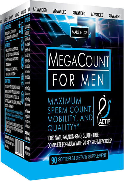 ACTIF MegaCount para Hombres - Apoyo a la – Ácido fólico (folato): Ayuda a la división celular normal. – Image 3