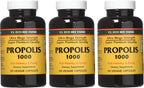 YS Eco Bee Farms Propolis 1000 - 270 Capsules (3 x 90 Count)