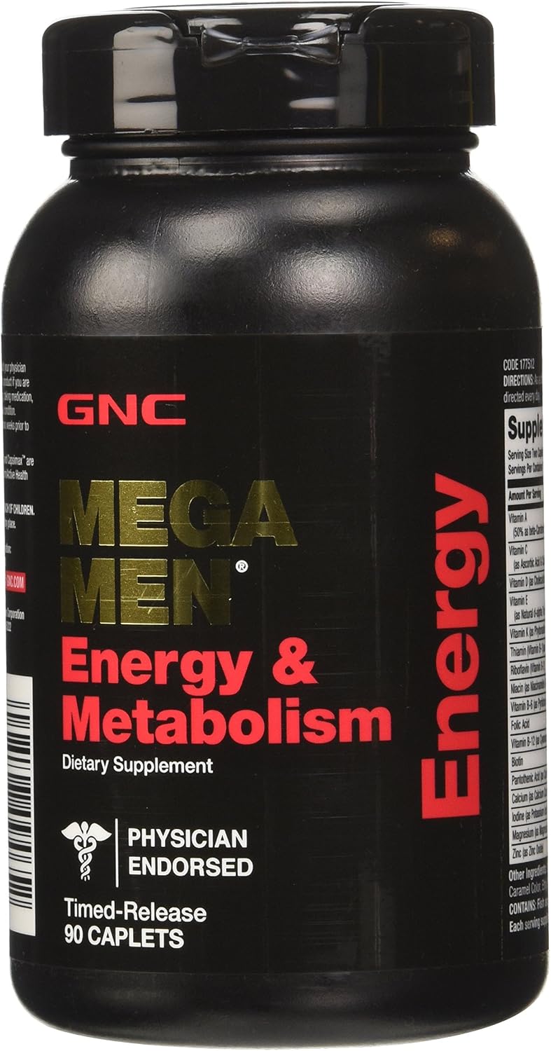 GNC Mega Men Energía y Metabolismo, 90 Comprimidos