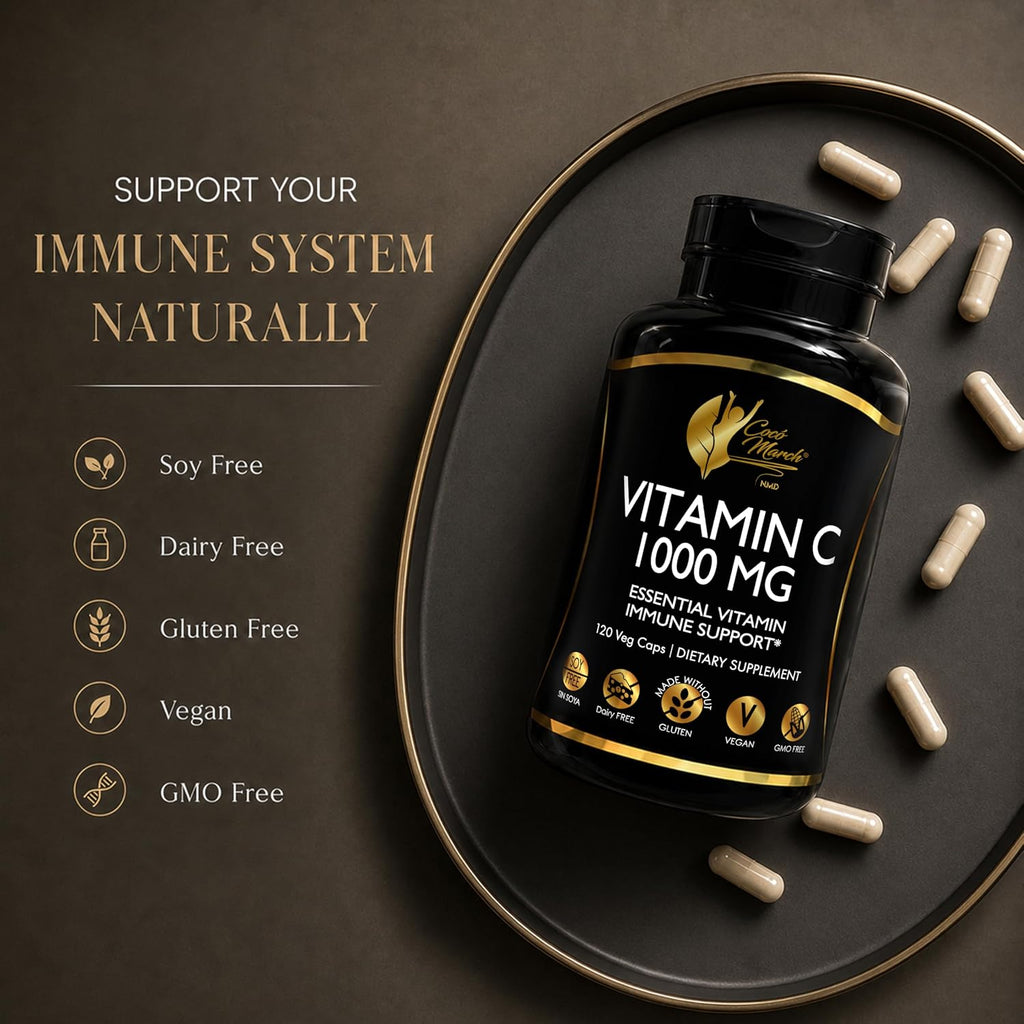 Cocó March N.M.D Vitamina C 1000 mg – 120 Cápsulas Veganas