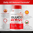 Gluco Revive Cápsulas, Suplemento GlucoRevive para el Bienestar - Fórmula Avanzada Natural de Máxima Potencia (5 Pack)