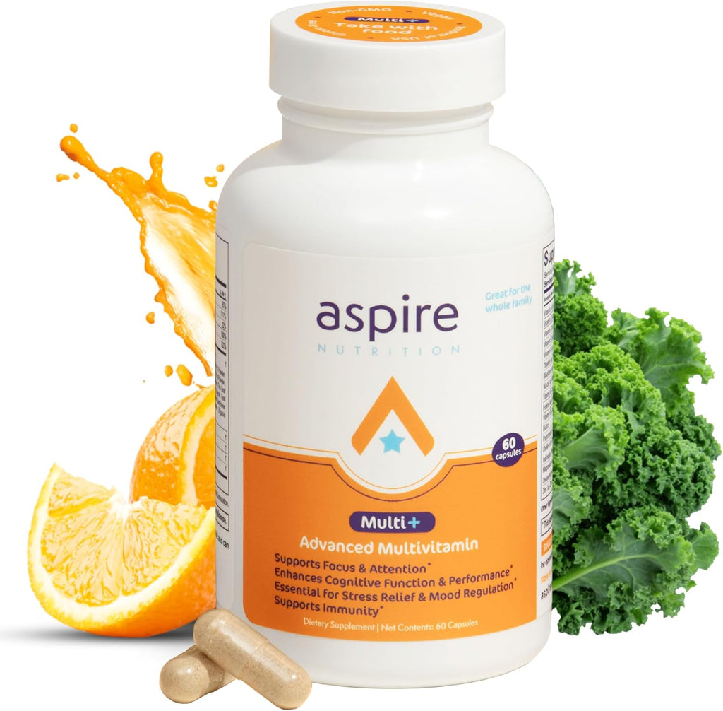 Aspire Multi+ Multivitamínico Avanzado para Hombres, Mujeres y Niños
