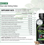 Zenmen Tick Immune Support - Fórmula Mejorada - 90 Cápsulas Veganas
