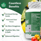 Whole Nature Multivitamínico Completo para Hombres y Mujeres - 1 Mes
