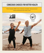 Your Flora Probiotic Family – Probióticos No-GMO con Soja Fermentada, Plátano y Arándano – 60 Cápsulas – Living Alchemy