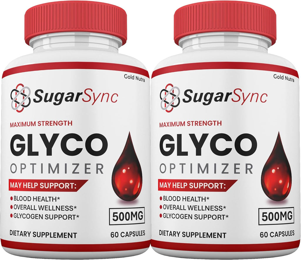 SugarSync Glyco Optimizer Cápsulas - Complemento para Hombres y Mujeres (2 Paquetes)