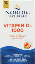 Nordic Naturals Vitamina D3 1000 IU - 120 Cápsulas blandas