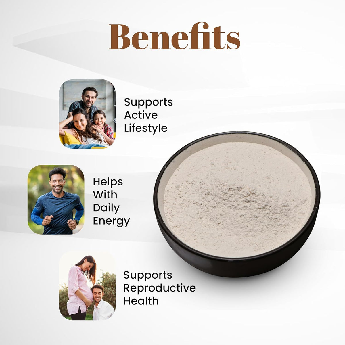 100% Natural Wild Cultivated Safed Musli Powder - Chlorphytum Borivillianum 227 g - H&C – Image 3