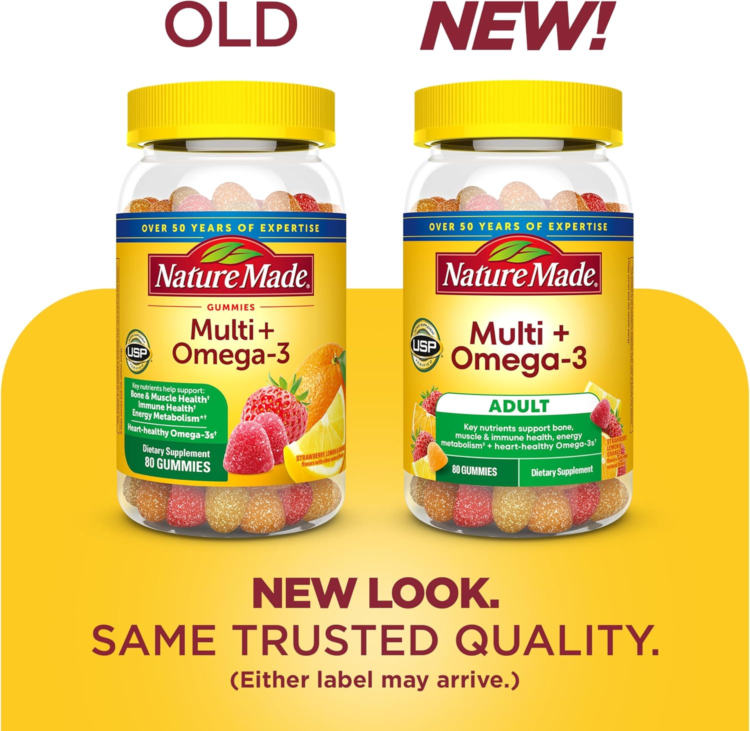 Nature Made Multivitamin + Omega-3 Gummies