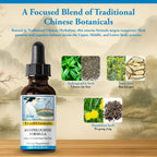 Kan Herbs Company Antiphlogistic Formula – Mezcla Herbal Tradicional China para Apoyar el Equilibrio Térmico y la Comodidad Pulmonar y Digestiva, Extracto Líquido, 1 fl oz (30 ml)