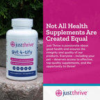 Just Thrive Gut 4-tify - Suplemento para la Salud Intestinal - 90 Cápsulas Vegetales