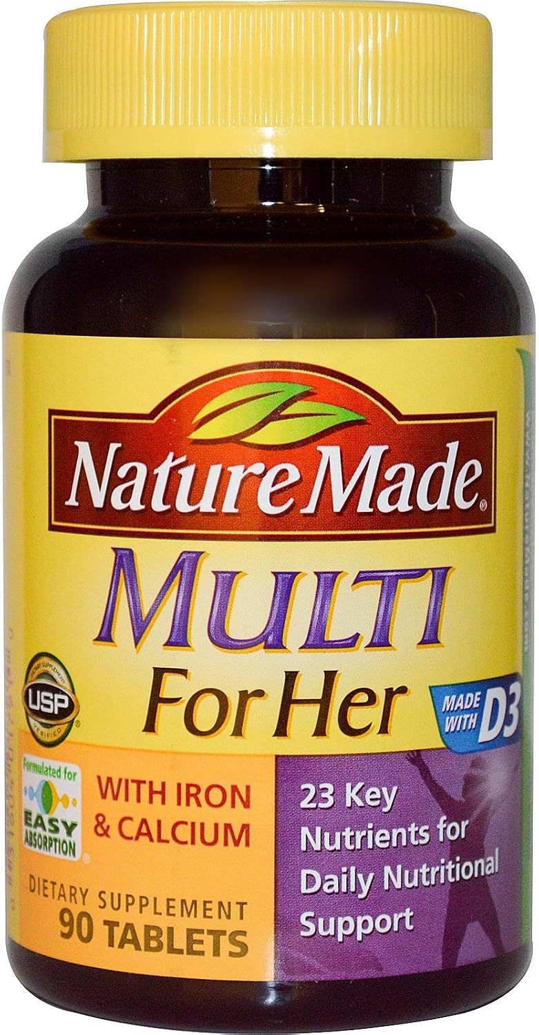 Nature Made Multivitamínico para Mujeres – 90 Comprimidos