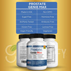 Prostate Genie Max - Apoyo Natural para la Próstata, Salud de la Vejiga y Flujo Urinario, 120 Cápsulas (Pack de 2)
