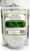 Cristales de Mentol Puro Orgánico 100% Natural - 56g (2 oz) - Nutrigins