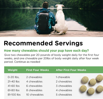 Nutri-Vet Grass Guard Masticables para Perros - 365 Comprimidos – Image 4