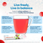 FuXion Berry Balance | Bebida Funcional para el Tracto Urinario | Probióticos y Antioxidantes | Sabor a Bayas Mixtas | 28 Sticks