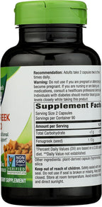 Nature's Way Fenugreek Seed, 180 Cápsulas