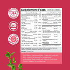 Natures Craft Suplemento de Fertilidad Femenina con Vitaminas Prenatales, 60 Cápsulas